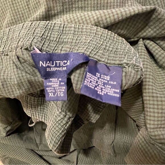 Nautica vintage two-piece pajama set gown and pants - Picture 8 of 9
